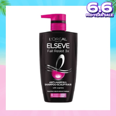 L'OREAL PARIS ELSEVE Fall Resist 3X Anti-Hairfall + Scalp Care Shampoo (For Weak, Thinning Hair with Hair Fall Concerns) 620ml