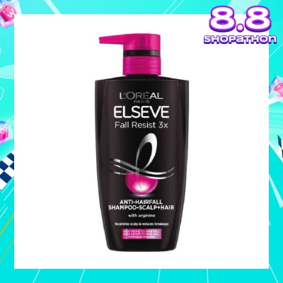 L'OREAL PARIS ELSEVE Fall Resist 3X Anti-Hairfall + Scalp Care Shampoo (For Weak, Thinning Hair with Hair Fall Concerns) 620ml