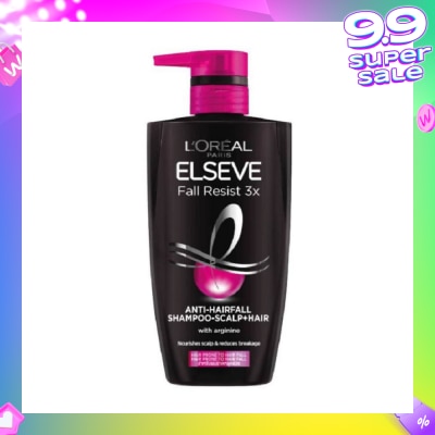L'OREAL PARIS ELSEVE Fall Resist 3X Anti-Hairfall + Scalp Care Shampoo (For Weak, Thinning Hair with Hair Fall Concerns) 620ml