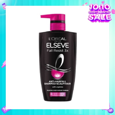 L'OREAL PARIS ELSEVE Fall Resist 3X Anti-Hairfall + Scalp Care Shampoo (For Weak, Thinning Hair with Hair Fall Concerns) 620ml