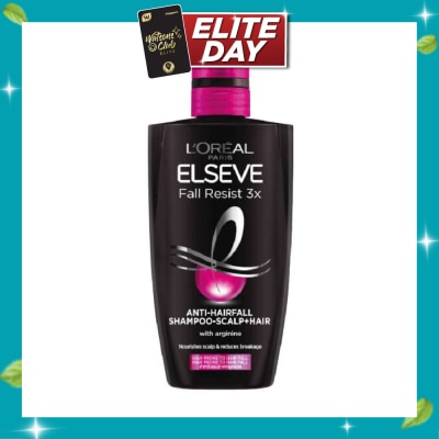 L'OREAL PARIS ELSEVE Fall Resist 3X Anti Hairfall + Scalp Care Shampoo (For Weak, Thinning Hair with Hair Fall Concerns) 620ml image