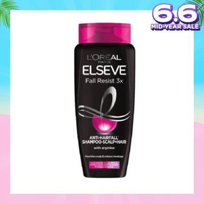 L'OREAL PARIS ELSEVE Fall Resist 3X Anti-Hairfall + Scalp Care Shampoo (For Weak, Thinning Hair with Hair Fall Concerns) 280ml