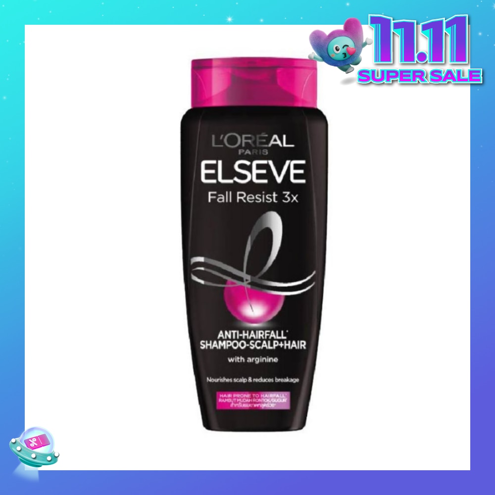 Fall Resist 3X Anti-Hairfall + Scalp Care Shampoo (For Weak, Thinning Hair with Hair Fall Concerns) 280ml