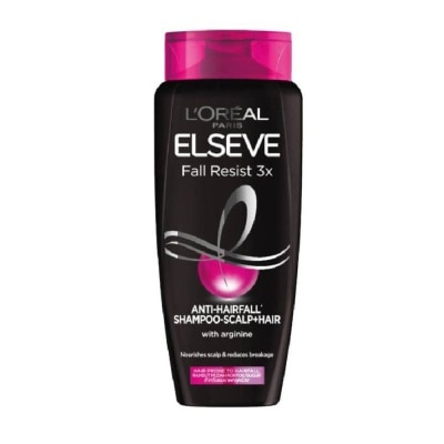 L'OREAL PARIS ELSEVE Fall Resist 3X Anti-Hairfall + Scalp Care Shampoo (For Weak, Thinning Hair with Hair Fall Concerns) 280ml