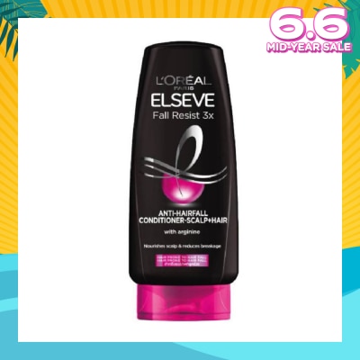 L'OREAL PARIS ELSEVE Fall Resist 3X Anti-Hairfall + Scalp Care Conditioner (For Weak, Thinning Hair with Hair Fall Concerns) 280ml