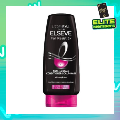 L'OREAL PARIS ELSEVE Fall Resist 3X Anti-Hairfall + Scalp Care Conditioner (For Weak, Thinning Hair with Hair Fall Concerns) 280ml
