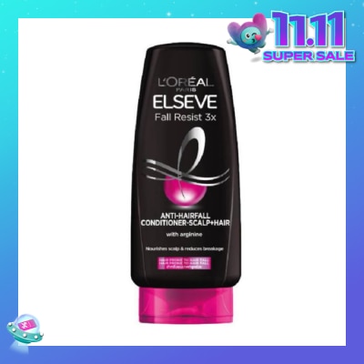 L'OREAL PARIS ELSEVE Fall Resist 3X Anti-Hairfall + Scalp Care Conditioner (For Weak, Thinning Hair with Hair Fall Concerns) 280ml