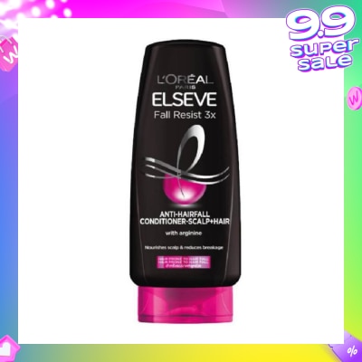 L'OREAL PARIS ELSEVE Fall Resist 3X Anti-Hairfall + Scalp Care Conditioner (For Weak, Thinning Hair with Hair Fall Concerns) 280ml