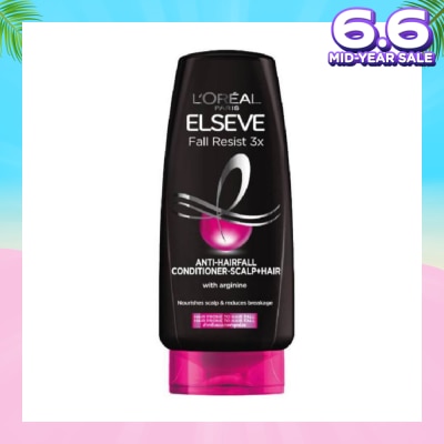 L'OREAL PARIS ELSEVE Fall Resist 3X Anti-Hairfall + Scalp Care Conditioner (For Weak, Thinning Hair with Hair Fall Concerns) 280ml