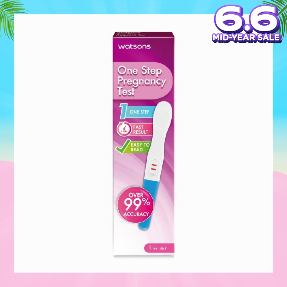 Watsons One Step Pregnancy Test Kit (Over 99% Accuracy) 1s