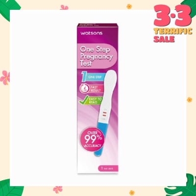 WATSONS Watsons One Step Pregnancy Test Kit (Over 99% Accuracy) 1s