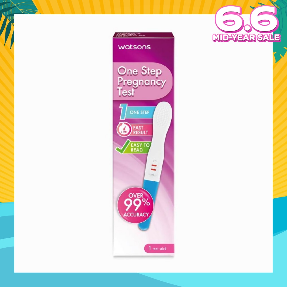 Watsons One Step Pregnancy Test Kit (Over 99% Accuracy) 1s