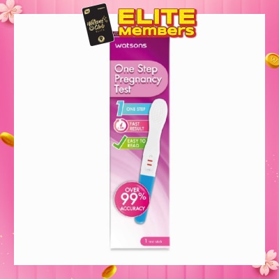 WATSONS Watsons One Step Pregnancy Test Kit (Over 99% Accuracy) 1s