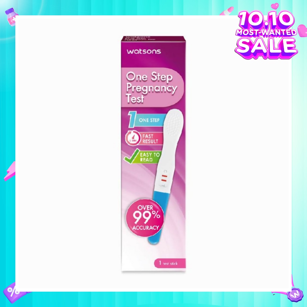 Watsons One Step Pregnancy Test Kit (Over 99% Accuracy) 1s