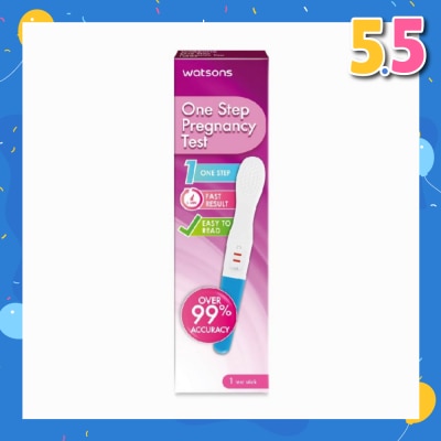 WATSONS Watsons One Step Pregnancy Test Kit (Over 99% Accuracy) 1s