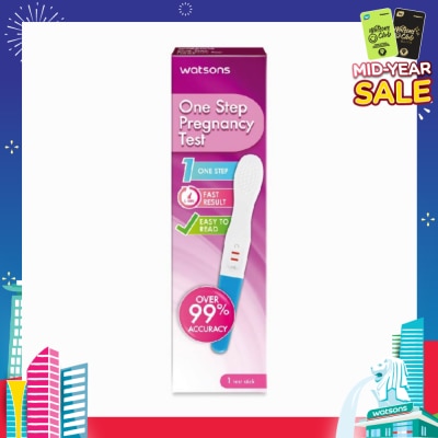 WATSONS Watsons One Step Pregnancy Test Kit (Over 99% Accuracy) 1s