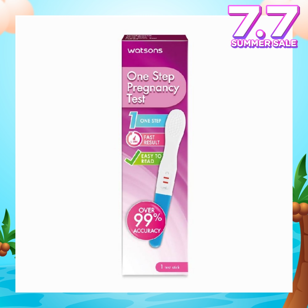 Watsons One Step Pregnancy Test Kit (Over 99% Accuracy) 1s