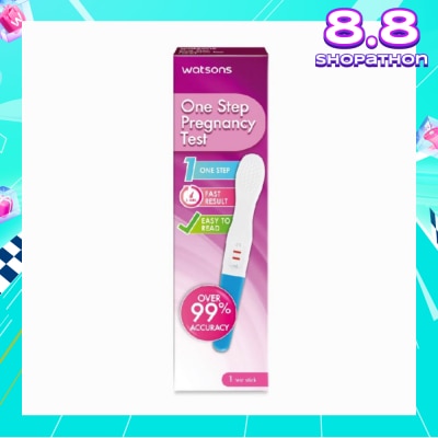 WATSONS Watsons One Step Pregnancy Test Kit (Over 99% Accuracy) 1s