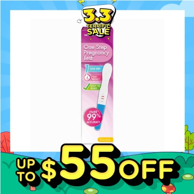 WATSONS Watsons One Step Pregnancy Test Kit Packset (Over 99% Accuracy) 2s