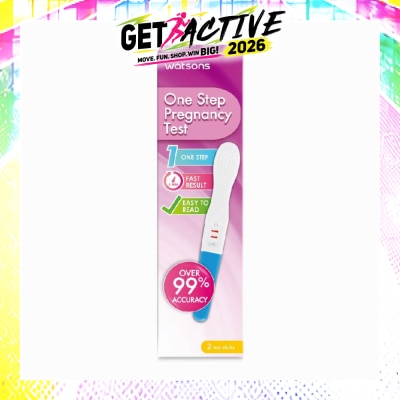 WATSONS - One Step Pregnancy Test Kit Packset (Over 99% Accuracy) 2s image