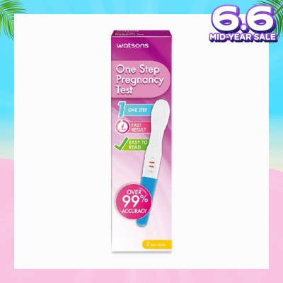WATSONS Watsons One Step Pregnancy Test Kit Packset (Over 99% Accuracy) 2s
