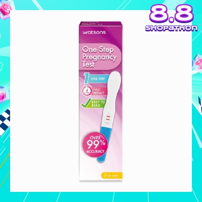 WATSONS Watsons One Step Pregnancy Test Kit Packset (Over 99% Accuracy) 2s