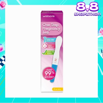 WATSONS Watsons One Step Pregnancy Test Kit Packset (Over 99% Accuracy) 2s