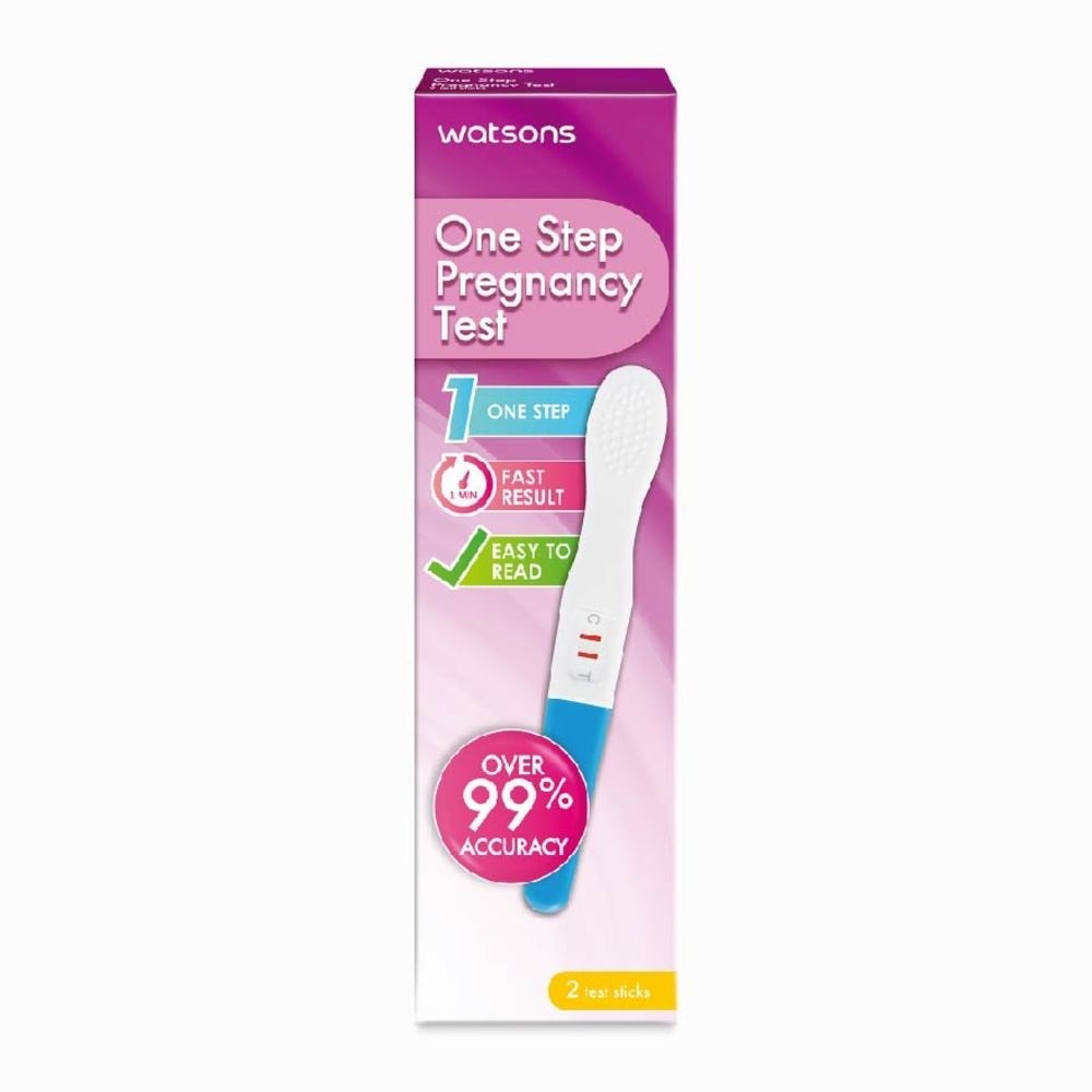 Watsons One Step Pregnancy Test Kit Packset (Over 99% Accuracy) 2s<BR>