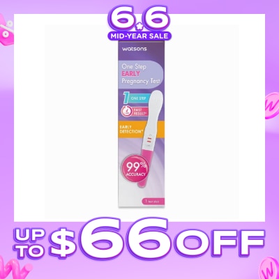 WATSONS - One Step Early Pregnancy Test Stick (99% Accuracy, Fast Results) 1s