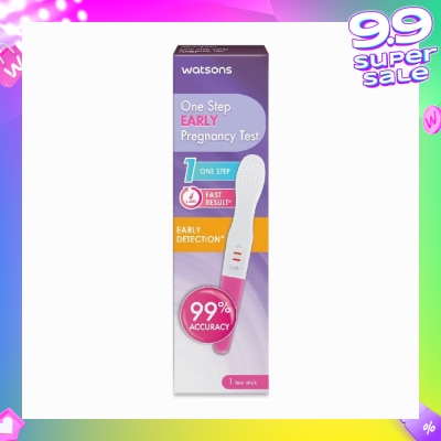 WATSONS One Step Early Pregnancy Test Stick (99% Accuracy, Fast Results) 1s