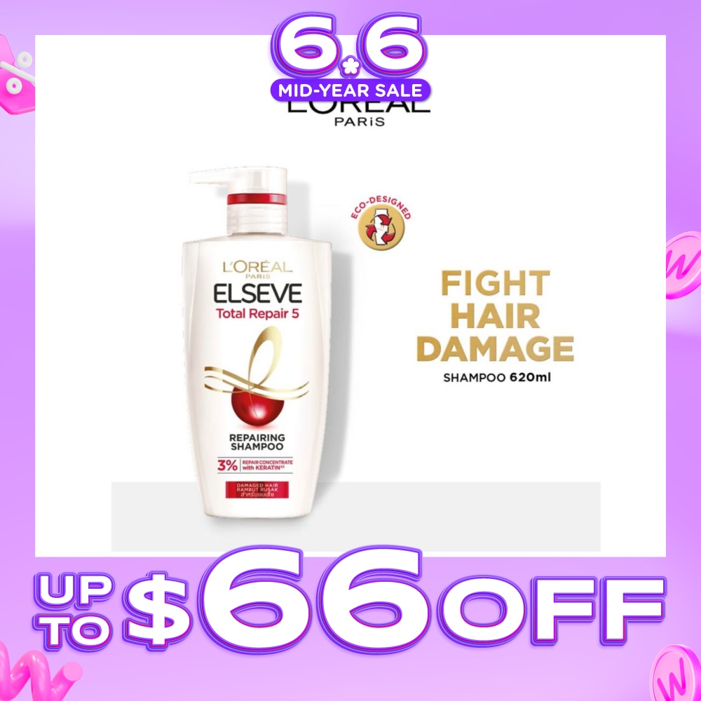 Total Repair 5 Repairing Shampoo (Fights Hair Damage) 620ml