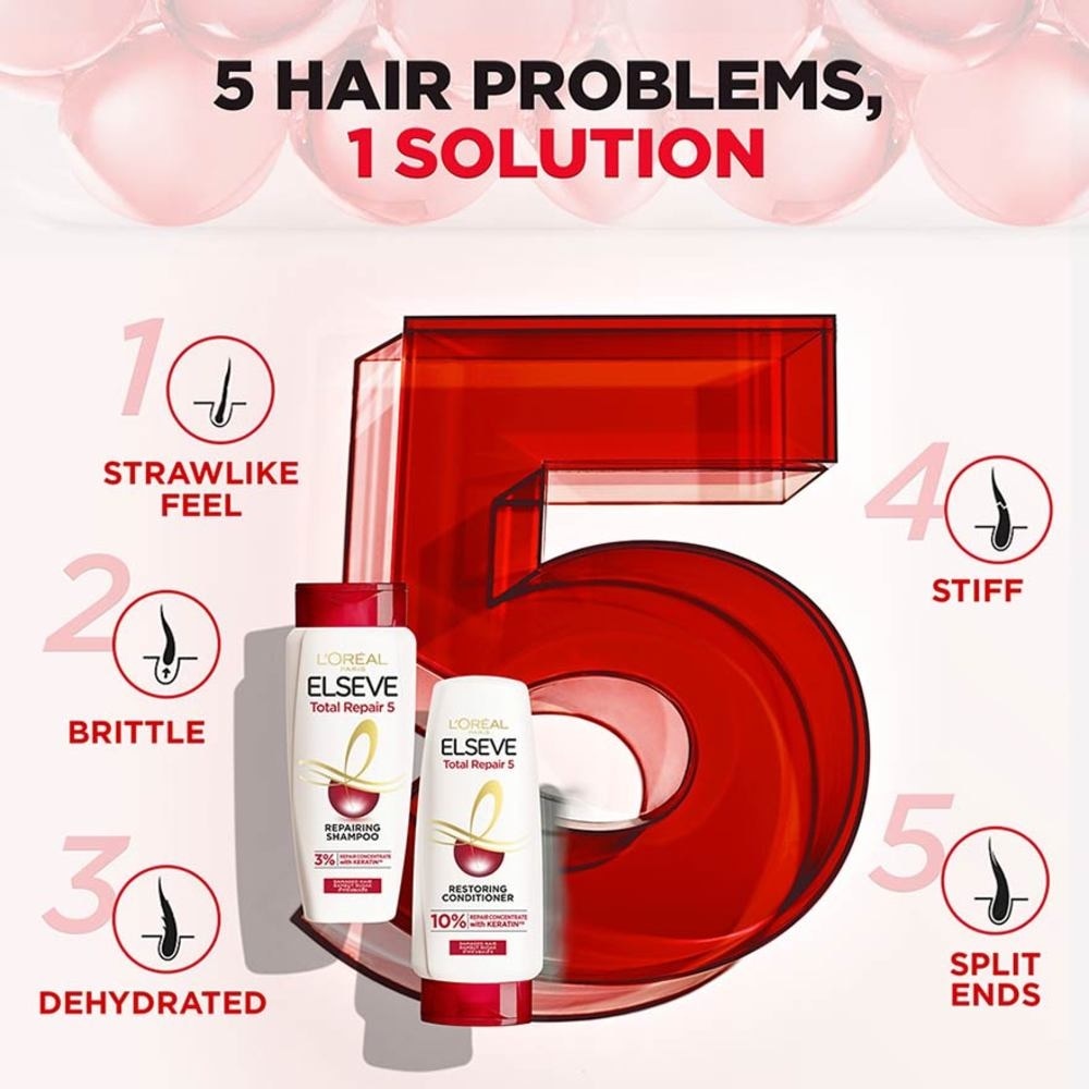 Total Repair 5 Repairing Conditioner (Fights Hair Damage) 280ml