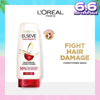 L'OREAL PARIS ELSEVE Total Repair 5 Repairing Conditioner (Fights Hair Damage) 280ml