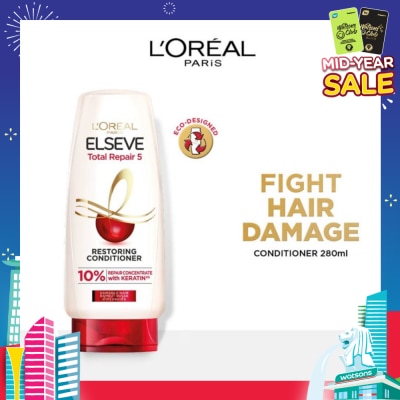 L'OREAL PARIS ELSEVE Total Repair 5 Repairing Conditioner (Fights Hair Damage) 280ml