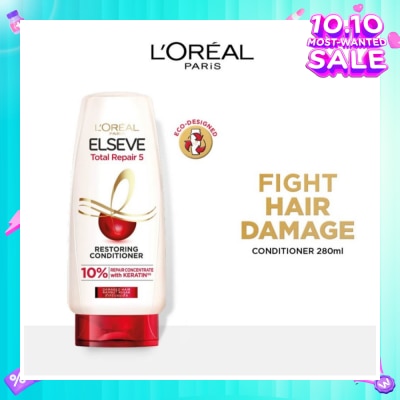 L'OREAL PARIS ELSEVE Total Repair 5 Repairing Conditioner (Fights Hair Damage) 280ml