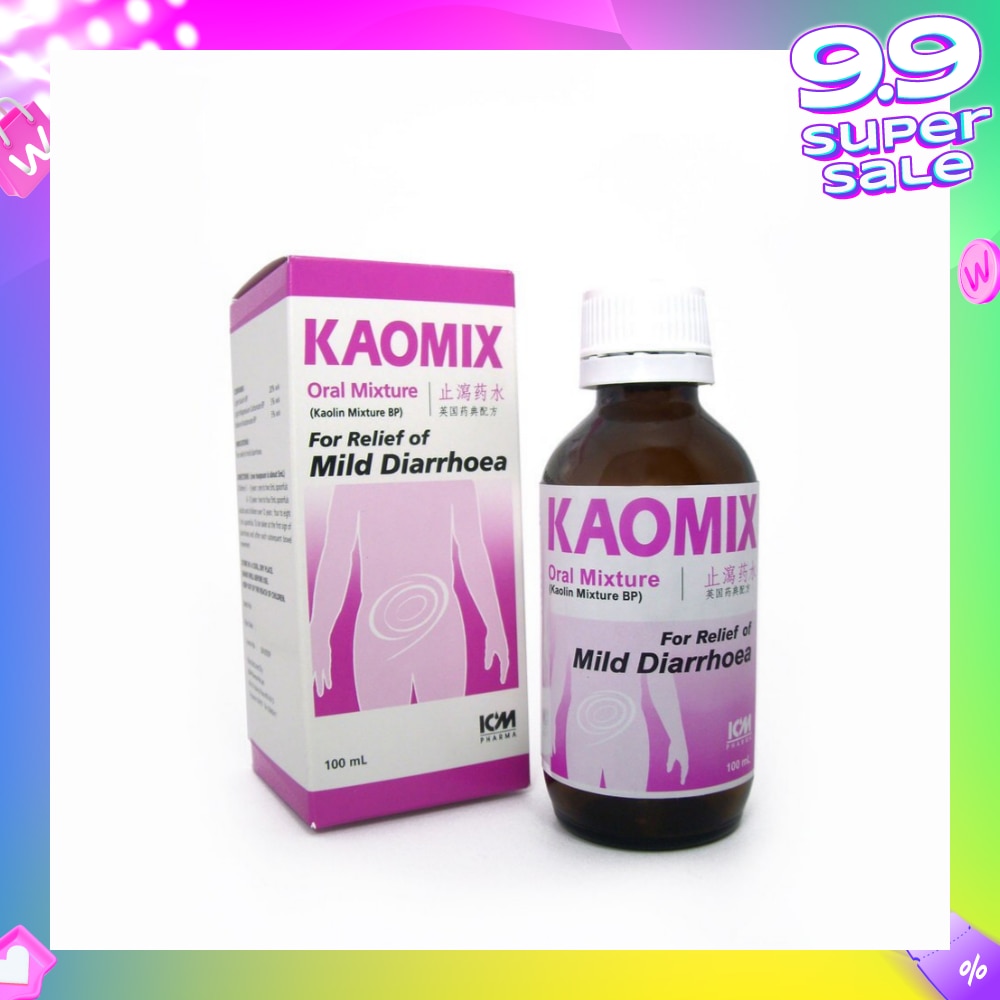 Kaomix Oral Mixture (Mild Diarrhoea Relief) 100ml