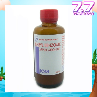 ICM PHARMA Benzyl Benzoate Application Bp (For Removal Of Scabies And Pediculosis [Lice]) 100ml