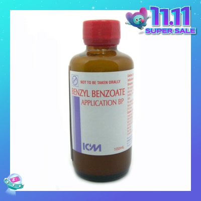 ICM PHARMA Benzyl Benzoate Application Bp (For Removal Of Scabies And Pediculosis [Lice]) 100ml