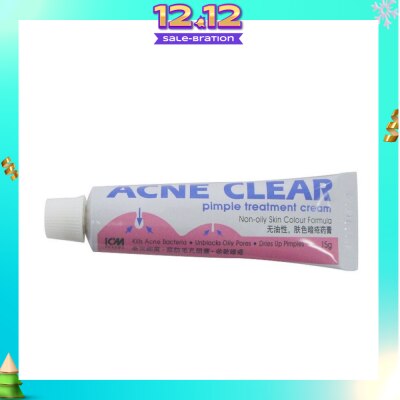 ICM PHARMA Acne Clear Pimple Treatment Cream 15g
