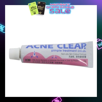 ICM PHARMA Acne Clear Pimple Treatment Cream 15g