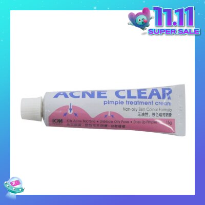ICM PHARMA Acne Clear Pimple Treatment Cream 15g