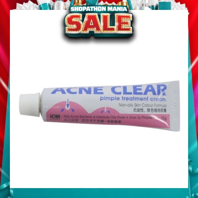 ICM PHARMA - Acne Clear Pimple Treatment Cream 15g
