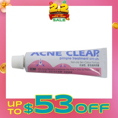 ICM PHARMA Acne Clear Pimple Treatment Cream 15g