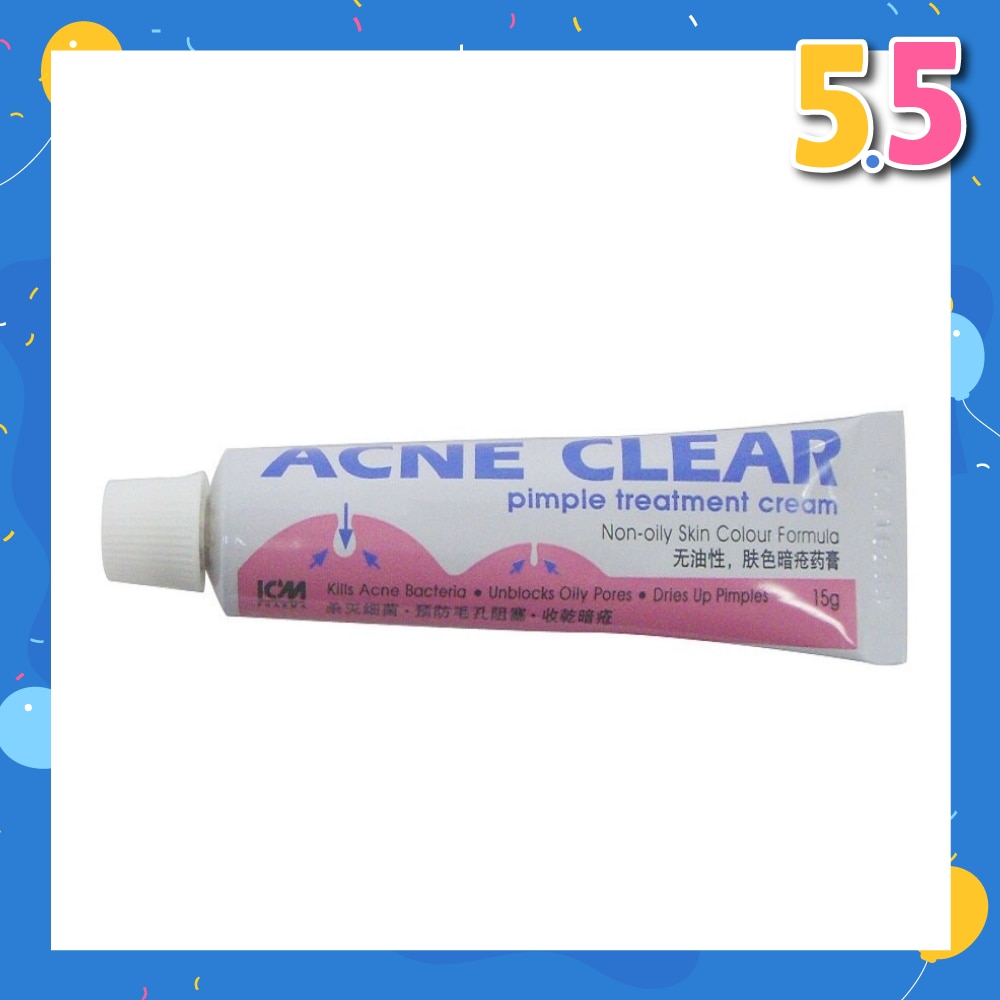 Acne Clear Pimple Treatment Cream 15g