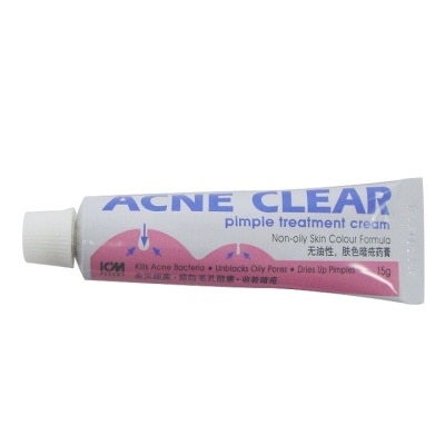 ICM PHARMA Acne Clear Pimple Treatment Cream 15g