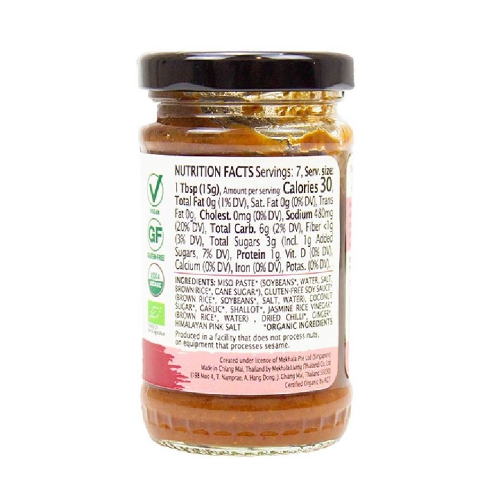 MEKHALA Organic Korean Chilli Paste Vegan Gluten Free Oil Free 100g