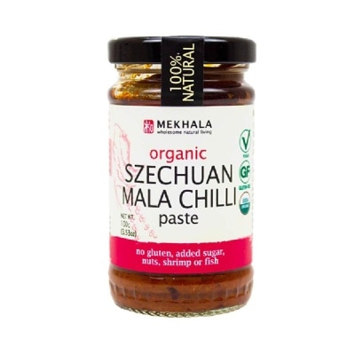 FOOD CULTURE MEKHALA 100% Natural Vegan Organic Sze Chuan Mala Chilli Paste 100g