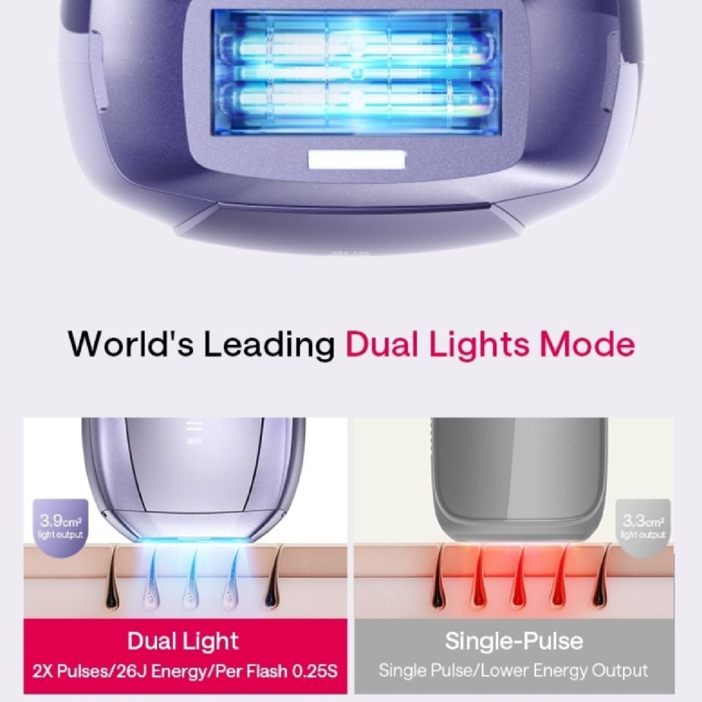 Air 10 Pro Ice Cooling IPL Hair Removal Device 1s