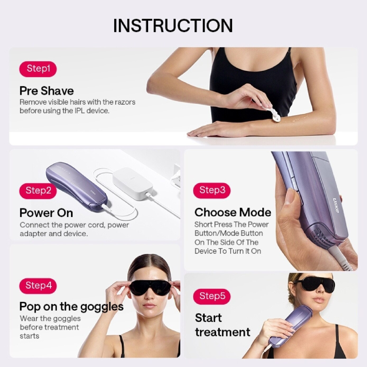 ULIKE Air 10 Pro Ice Cooling IPL Hair Removal Device 1s | Beauty