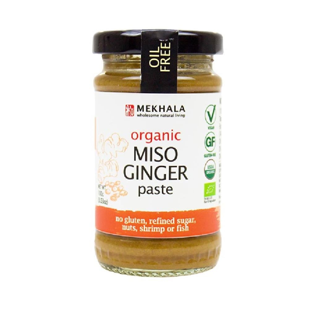 MEKHALA Vegan Organic Miso Ginger Paste Oil Free 100g